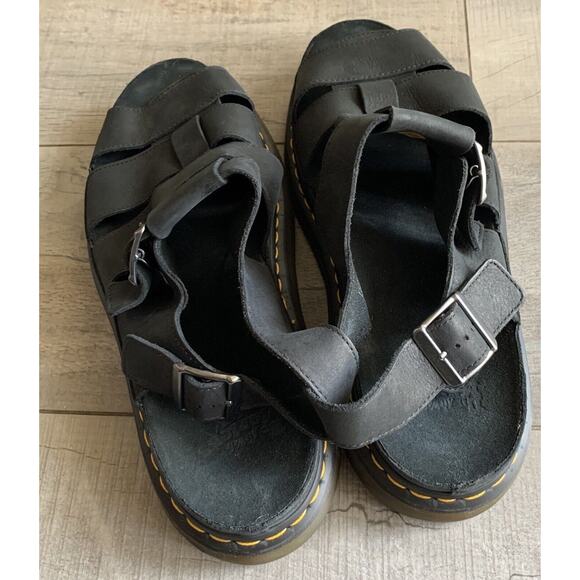 Dr. Martens Doc Mens Leather Dr Doctor Flash Fisherman Sandals Size 14 - Picture 3 of 5